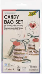folia Kit sachet à fond plat / Candy Bag "Floral Christmas