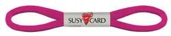 SUSY CARD Ruban cadeau "Easy", 6 mm x 3 m, fuchsia