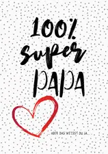 CACTUS Grußkarte "100% Super Papa