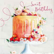 SUSY CARD 3D-Geburtstagskarte "Torte