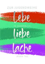 CACTUS Jugendweihekarte "Spruch