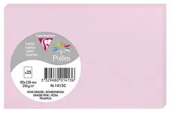 Pollen by Clairefontaine Carte 82 x 128 mm, rose dragée