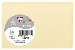 Pollen by Clairefontaine Carte 82 x 128 mm, chamois