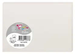 Pollen by Clairefontaine Carte C6, gris perle