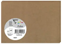 Pollen by Clairefontaine Carte kraft, 110 x 155 mm