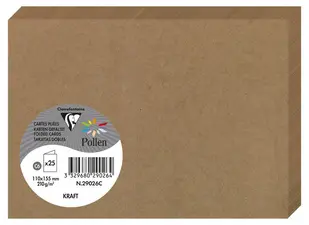 Pollen by Clairefontaine Carte double kraft, 160 x 160 mm