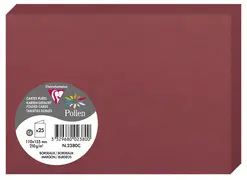 Pollen by Clairefontaine Carte double C6, bordeaux