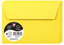 Pollen by Clairefontaine Enveloppes C6, jaune soleil
