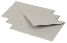 Pollen by Clairefontaine Enveloppes 75 x 100 mm, argent