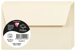 Pollen by Clairefontaine Enveloppes 90 x 140 mm, ivoire