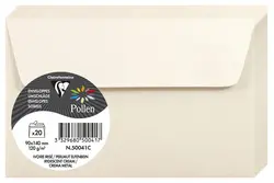 Pollen by Clairefontaine Enveloppe 90 x 140 mm, ivoire irisé