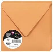 Pollen by Clairefontaine Enveloppes 140 mm, clémentine