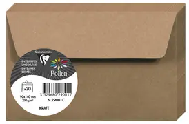 Pollen by Clairefontaine Enveloppe kraft, 110 x 220 mm