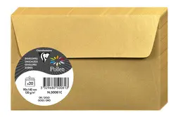 Pollen by Clairefontaine Enveloppes 90 x 140 mm, or