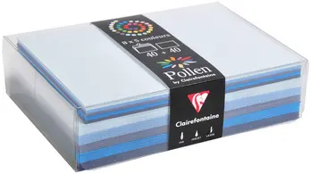 Pollen by Clairefontaine Set de correspondance, bleu