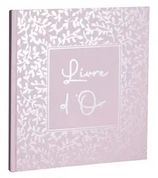 EXACOMPTA Livre d'Or AutentiK, 190 x 210 mm, rose candy