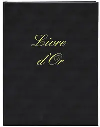ELVE Livre d'or "Livre d'Or", 210 x 160 mm, noir