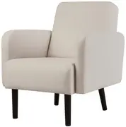 PAPERFLOW Fauteuil LISBOA, habillage simili cuir, blanc