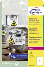 AVERY Zweckform Etiquette, 210 x 148 mm, blanc