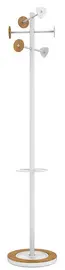 UNiLUX Porte-manteau BORA BAMBOO, blanc-bambou