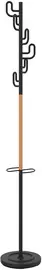 UNiLUX Portemanteau CALIFORNIA, hauteur: 1.750 mm, noir/bois