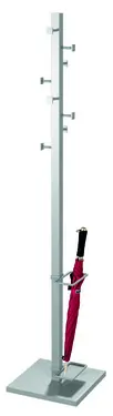 kerkmann Portemanteau sur pied Slimline, 8 crochets, gris