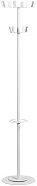 PAPERFLOW Portemanteau COLOR RANGE, 12 crochets, blanc