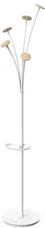 ALBA Portemanteau FESTIVAL, hauteur: 1.870 mm, blanc/bois