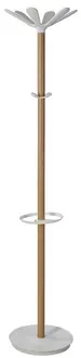 ALBA Portemanteau "NAHOW", hauteur: 1.750 mm, hêtre / blanc