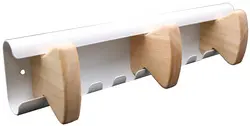 UNILUX Patères / Porte-manteau AURORA, 1 patère