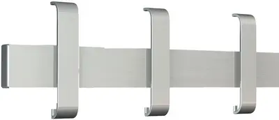 kerkmann Portemanteau mural de sécurité Arosa, gris argent
