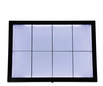 Securit Poteau, pour vitrine d'affichage Black Star XXL,noir