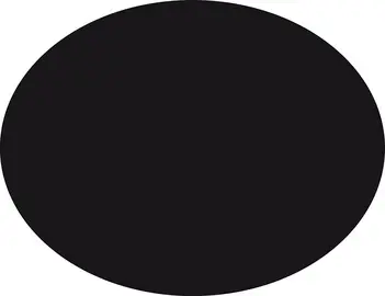 Securit Ardoise murale SILHOUETTE "Oval