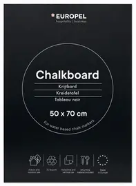 EUROPEL Ardoise sans cadre, 500 x 1.000 mm, noir