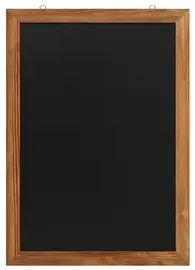 EUROPEL Ardoise avec cadre en bois, 420 x 600 mm, naturel