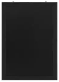 EUROPEL Ardoise avec cadre en bois, 420 x 600 mm, noir