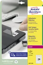 AVERY Zweckform Etiquette de sécurité, 63,5 x 29,6 mm