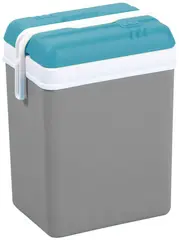 EDA Glacière, plastique, 15 litres, gris / bleu lagune