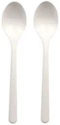 PAPSTAR Cuillère réutilisable, longueur: 185 mm, blanc