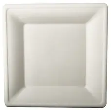 PAPSTAR Assiette en canne à sucre "pure", carré, 155x155 mm