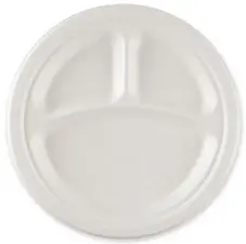 NATURE Star Assiette en canne à sucre, rond, 260 mm
