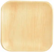 PAPSTAR Assiette en feuille de palme "pure", carré
