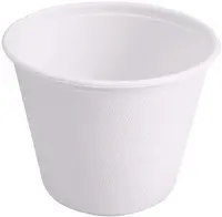 NATURE Star Gobelet en canne à sucre, rond, 425 ml, blanc