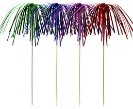 PAPSTAR Pique pour apéritif "Feu d'artifice", bois