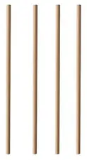 PAPSTAR Paille en papier "pure", 200 mm, brun