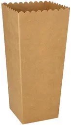 PAPSTAR Boîte à pop-corn en carton "pure" carré, 1.300 ml