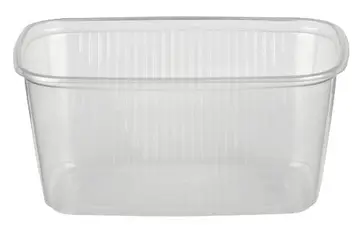 STARPAK Barquette d'emballage rectangulaire, 125 ml