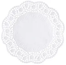PAPSTAR Napperon, rond, diamètre: 300 mm, blanc