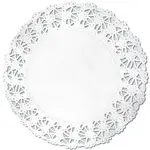 HYGOSTAR Sous-tasse, rond, blanc, diamètre: 90 mm