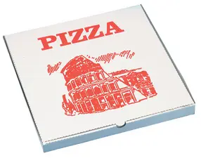 STARPAK Carton à pizza, carré, 300 x 300 x 30 mm